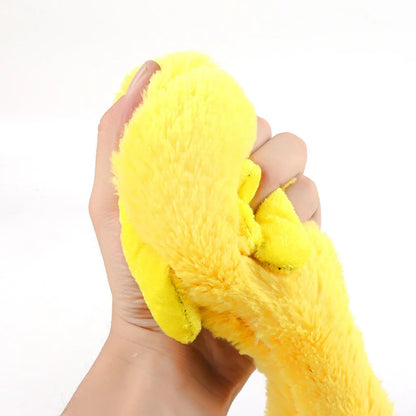 Pet Others Voice and Large Yellow Dog Toy Dog Squeaky Toy Plush Dog Toys Pet Supplies BK1