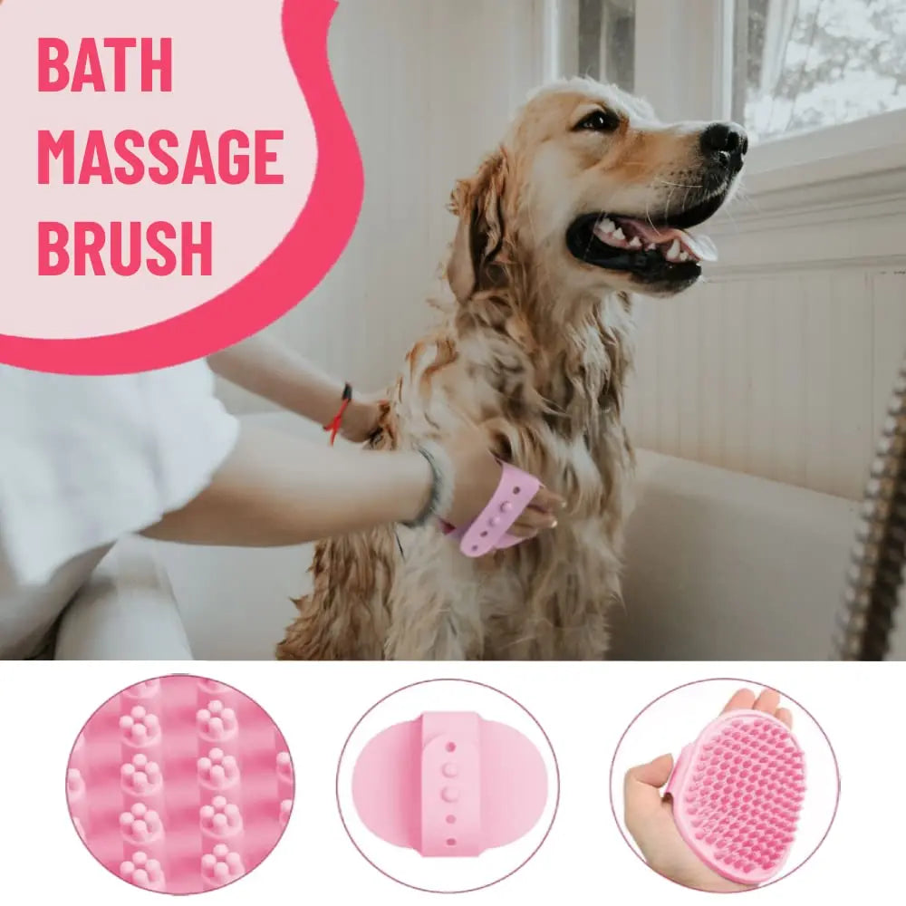 Dog Comb Dog Grooming Suit 5 Piece Set Dog Brush for Grooming Dog Brush Dog Hair Comb and Dog Brush Suit